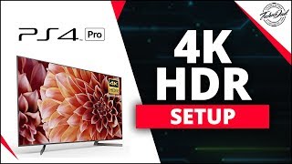 Sony 55X900F PS4 PRO 4K HDR Gaming Setup  49X900F 65X900F 75X900F 85X900F [upl. by Nallak499]