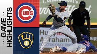 Cubs vs Brewers Game Highlights 10123  MLB Highlights [upl. by Werner]