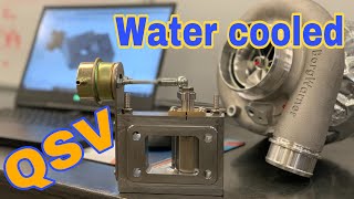 Quick Spool Valve V2 Watercooled  FASTER TURBO SPOOL Billet Valve [upl. by Ilamad867]