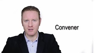 Convener  Meaning  Pronunciation  Word World  Audio Video Dictionary [upl. by Willman830]