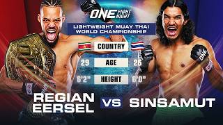 Surinamese KO Artist vs Muay Thai Star 🤯 Eersel vs Sinsamut I [upl. by De Witt]