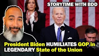 President Biden HUMILIATES GOP in LEGENDARY State of the Union [upl. by Enoval]