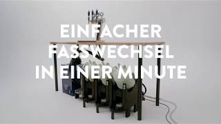 Mitarbeitertraining Fasswechsel DraughtMaster Modular20 [upl. by Aehr358]