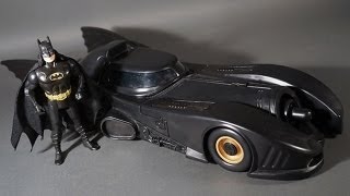 Batmobile Kenner Batman Returns Dark Knight Collection 1989 Vehicle Toy Review [upl. by Bowe]