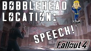 Fallout 4 SPEECH Bobblehead Location  Vault 114 [upl. by Nolyat]