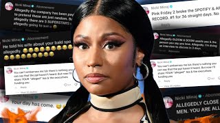 The TRUTH About Nicki Minajs BIZARRE and EMBARRASSING Social Media FEUD Shes UNHINGED [upl. by Xirtaeb]