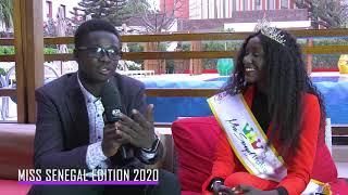 MISS SENEGAL 2020 Entretien avec Miss SENEGAL  ITALIE [upl. by Enialahs]