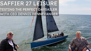 Saffier 27 Leisure Test Sail In Holland  The Perfect Daysailer [upl. by Dorkas]