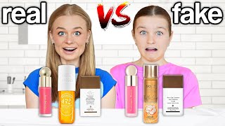 Using ONLY REAL or FAKE Viral SEPHORA Products [upl. by Horan590]