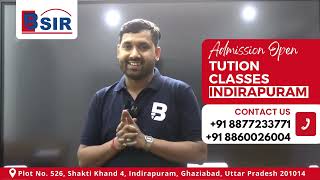 BSIR Academy Tuition Classes in Indirapuram Ghaziabad  Admission Open for Class 7th12th [upl. by Belanger]