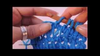 Tunisian Crochet Extended Stitch [upl. by Elie]