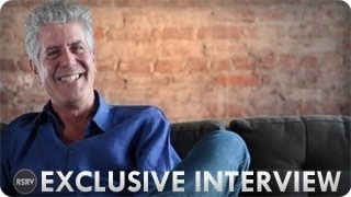 Anthony Bourdain Exclusive Interview  On The Table  Reserve Channel [upl. by Antonino]