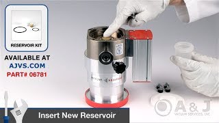 Pfeiffer Vacuum TMH 071 Turbo Pump Oil Reservoir Replacement Demonstration [upl. by Hebrew981]