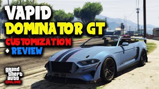 NEW Vapid Dominator GT Mustang GT Customization  Review  GTA Online [upl. by Ziguard]