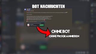 Discord bot Nachricht ohne Bot  2024  Leines [upl. by Mark]