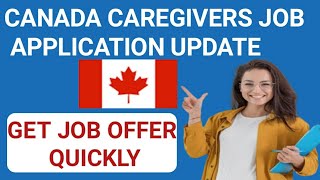 Canada Caregivers Pilot Program  Job Application Update 2024 [upl. by Hussey]