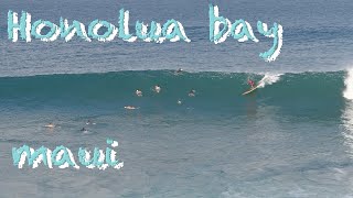 Honolua bay surfing 9Maui [upl. by Griffin422]