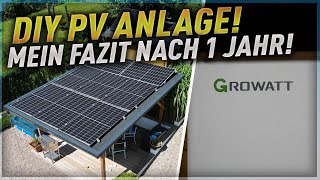 PV Anlage DIY Growatt Wechselrichter  Batteriespeicher selbst installieren Lohnt sich das [upl. by Ydnor24]