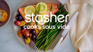 Stasher Cooks Sous Vide  Stasher [upl. by Leanahtan]