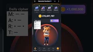 HAMSTER KOMBAT  28 August daily cipher shortvideo hamsterkombat dailycipher youtubeshorts [upl. by Joni]