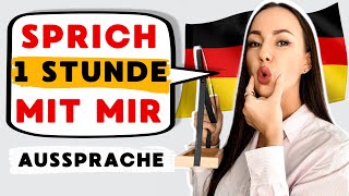 🗣️Sprich mit mir 1 Stunde Deutsch lernen verbessere deine Aussprache und deinen Wortschatz [upl. by Sevein901]