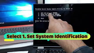 How to Update Serial NumberType and UUID in Bios Lenovo Thinkpad  Machine Serial Number invalid [upl. by Aniratak381]