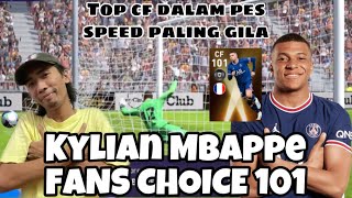 Kylian Mbappe auto hatrick  Fans choice 101  Pes Mobile 2021 [upl. by Ras402]