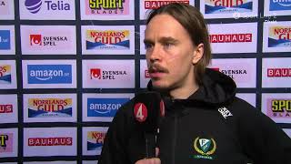 Joakim Nygård inför match 3  Intervju  Rögle BK  Färjestad BK  Kvart 3  20240325 [upl. by Torp]