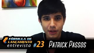 Fórmula de Lançamento 23 Patrick Passos Sucesso aos 17 anos [upl. by Ainola]