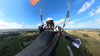 Paragliding Combe Again [upl. by Airehc587]