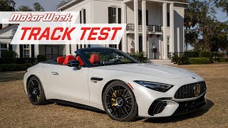 2023 MercedesAMG SL63 Roadster  MotorWeek Track Test [upl. by Kegan]