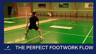 How to get the PERFECT badminton FOOTWORK  Presented by Basic Feather [upl. by Ardnoed235]