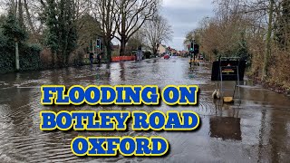 Flooding Oxford Botley Road A420 [upl. by Attaymik244]