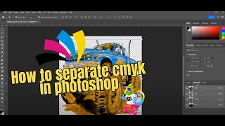 CMYK Color Separation  Photoshop  Separate colors [upl. by Sej]