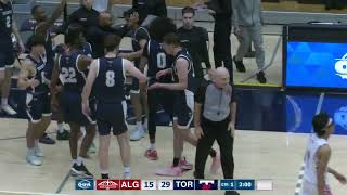 HIGHLIGHTS Toronto 114 Algoma 41 Mens Basketball [upl. by Cathee587]