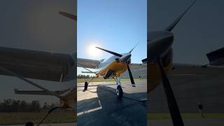 Listen to that sound change as the propeller changes pitch  Cessna Caravan Startup [upl. by Beatrice]