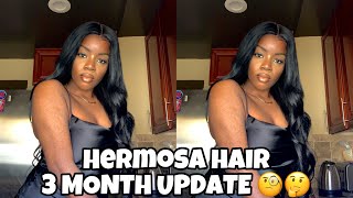 WATCH THIS Before Buying Amazons Hermosa Hair   3 MONTH UPDATE 2020   Essy Estaa [upl. by Sternberg694]