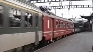 Trains CFF  SBB Züge  GareBahnhof GenèveGenf Cornavin  1992 23 [upl. by Elurd231]