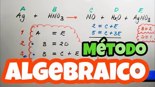 Balanceo por Método Algebraico paso a paso [upl. by Sabanrab]