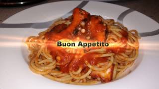 SPAGHETTI CON SUGO DI POLPO  RICETTA PUGLIESE FACILE [upl. by Adekan936]