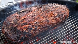 Roast Beef Recipe  Works on the BBQ or in the oven  BBQFOOD4U [upl. by Ioyal]