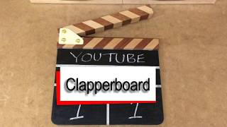 How to make and use a movie clapperboard [upl. by Anna-Maria]