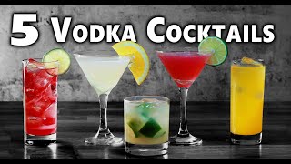 5 Easy Vodka Cocktails To Make At Home  Booze On The Rocks [upl. by Quenna]