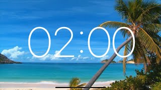 2 Minute Timer  Relaxing Music on the Beach [upl. by Og]