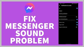 How To FIX Messenger Sound Problem Fix Messenger Notification Sound Issues Solved [upl. by Mill]