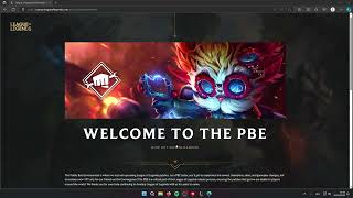 How to Play on PBE  League of Legends lol [upl. by Intyre938]