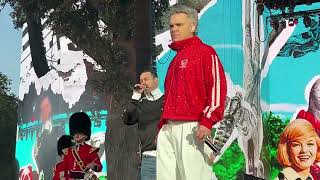 Robbie Williams  BST Hyde Park 2024  singing Parklife with Danny Dyer [upl. by Esoranna]