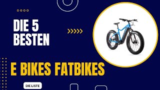 Die 5 Besten E Bikes Fatbikes 2024 [upl. by Yerhcaz]