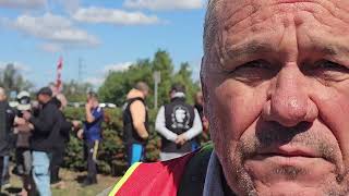 Rassemblement devant ArcelorMittal Fos  Hervé Nedelec du syndicat Énergie Provence et de lUD CGT [upl. by Suoiradal]