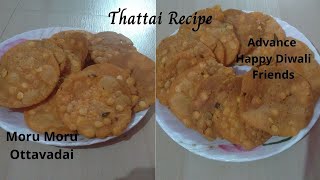 Thattai Recipe  Ottavadai recipe in tamil  Diwali snacks  Cooking Hacks Tamil thattuvadai [upl. by Niwri]